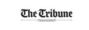 Logo of The Tribune newspaper with the tagline 'A Voice of the People.'