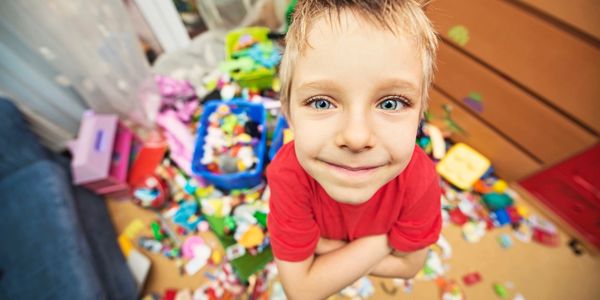 Child in Applied Behavior Analysis treatment. 