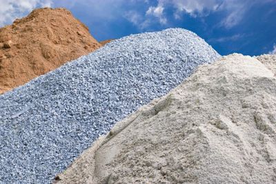 Eco-friendly and high-quality building supplies: Recycled aggregates ready for use.