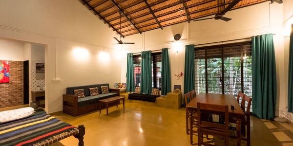 Swamighar farmhouse villa living room