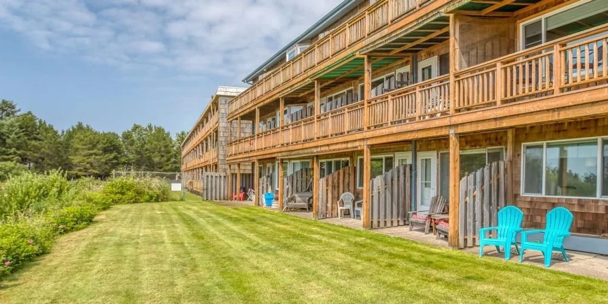 West Side of Neskowin Resort Building