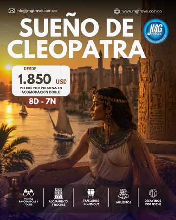 Flyer Programa Sueño de Cleopatra