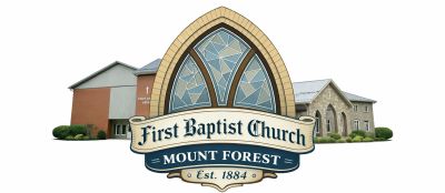 Logo of First Baptist Church Mount Forest.
