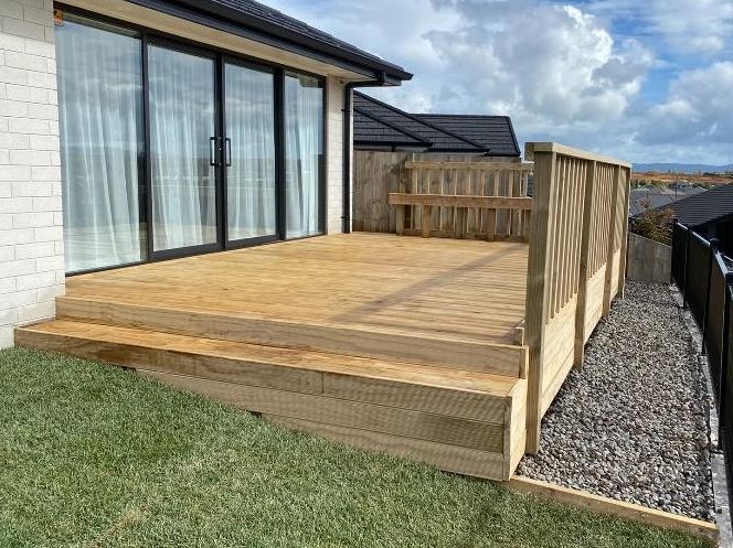 Decking job in Flagstaff Hamilton 