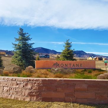 Montane entry sign