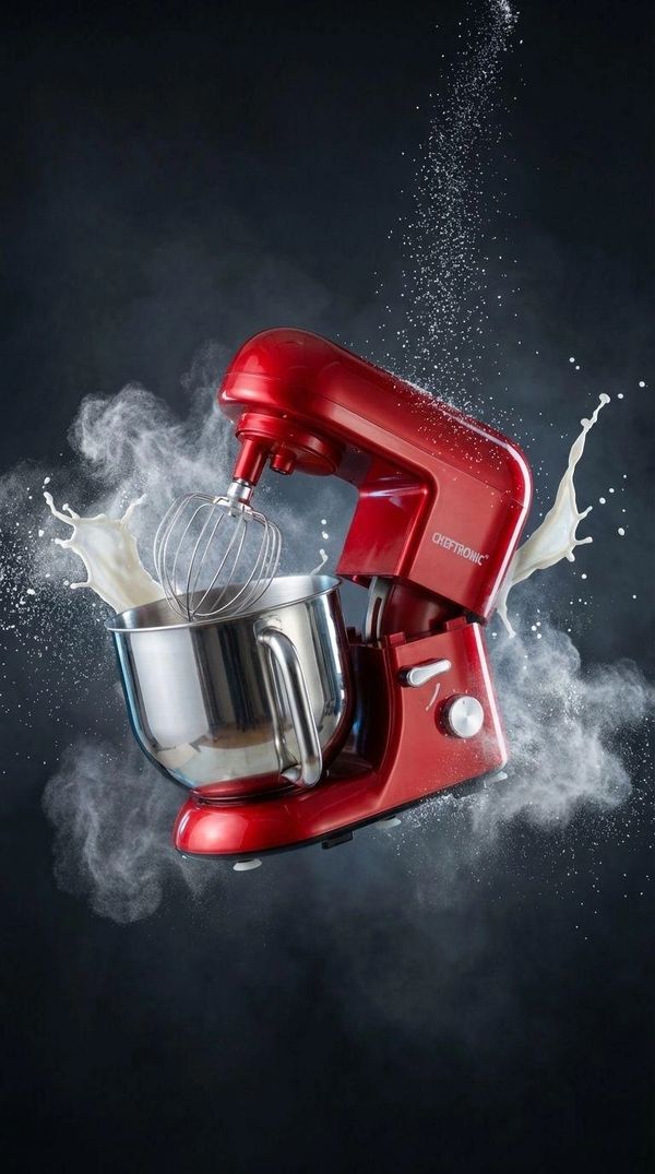 Modern home and kitchen essentials including coffee maker, air fryer, blender, cookware and smart ki