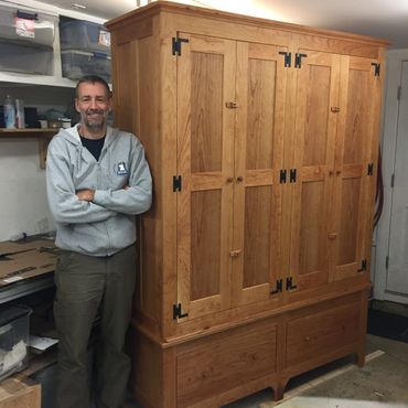 Cherry furniture, custom casework