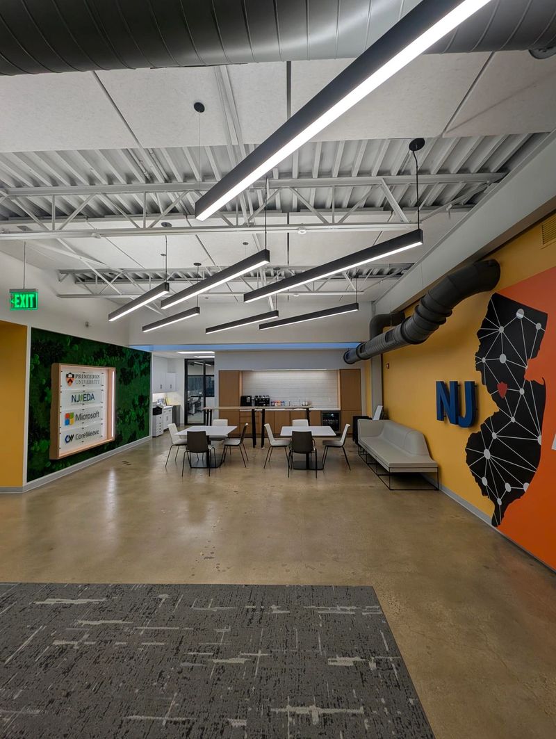 Modern office break area