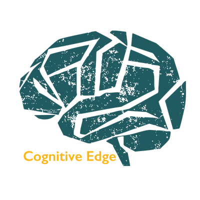 Logo of a stylized brain with the text 'Cognitive Edge'.