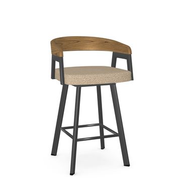 Amisco Carmela Swivel Counter Stool