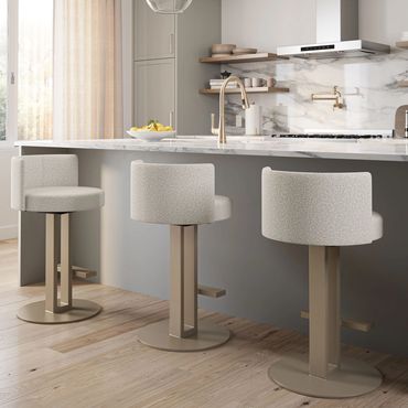 Amisco Ingrid Swivel Counter Stool