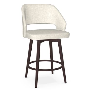 Amisco Lorna Swivel Counter Stool