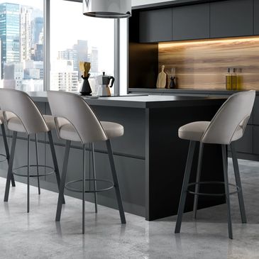 Trica Furniture Mia Swivel Counter Stools Barstools