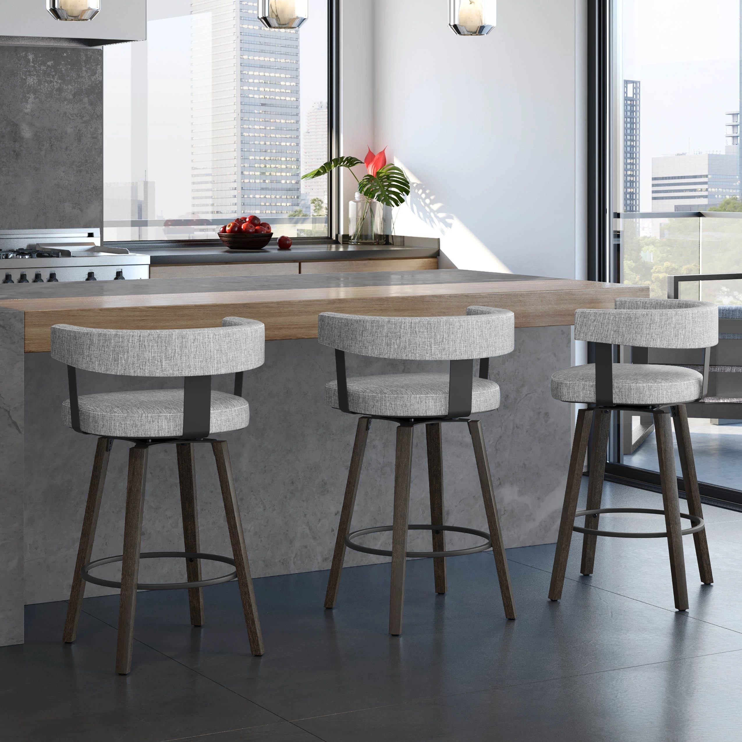 Amisco Fletcher Swivel Stools