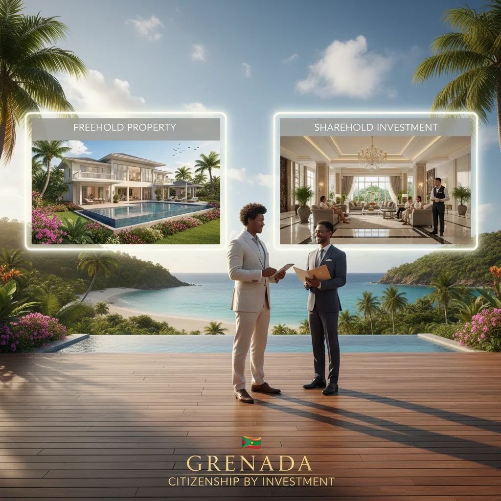 Grenada Citizenship: Sharehold vs Freehold Investment Options