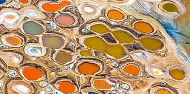 Nos salins multicolore un phénomène unique dans le monde 