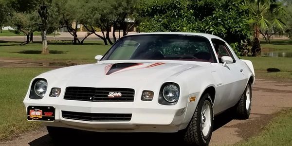 1978 Chevrolet Camaro Z28 at Indian Bend Wash Greenbelt in Scottsdale, Arizona.