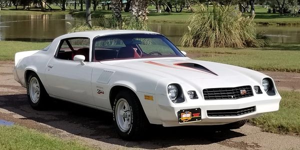 1978 Chevrolet Camaro Z28 parked at Indian Bend Wash Park in Scottsdale, Arizona