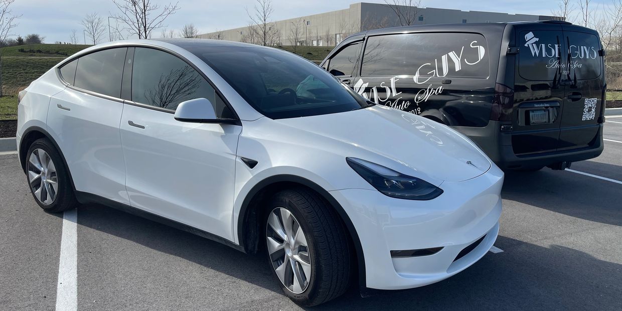 Tesla Window Tinting Avon, IN | XPEL Ceramic Tint | Wise Guys Auto Spa