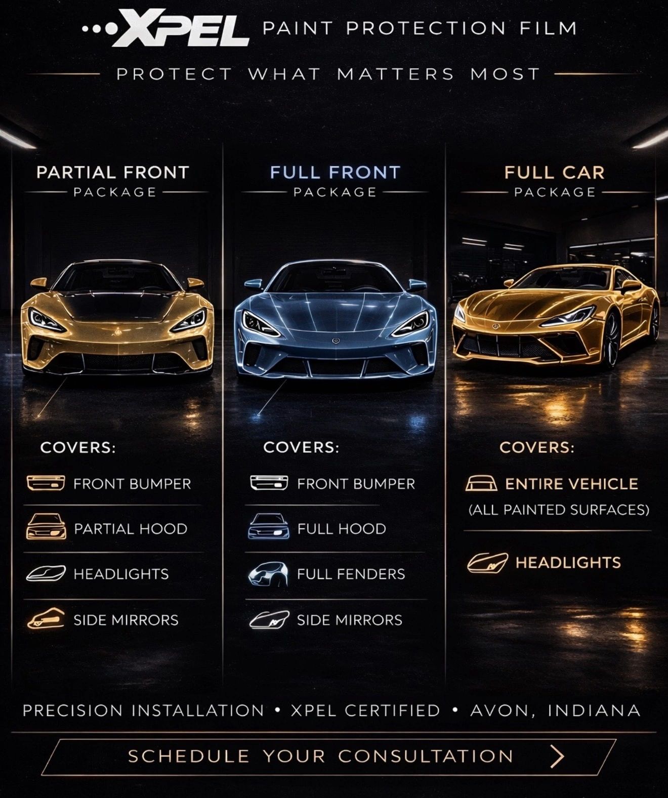 Paint Protection Film PPF | Wise Guys Auto Spa | Avon, IN