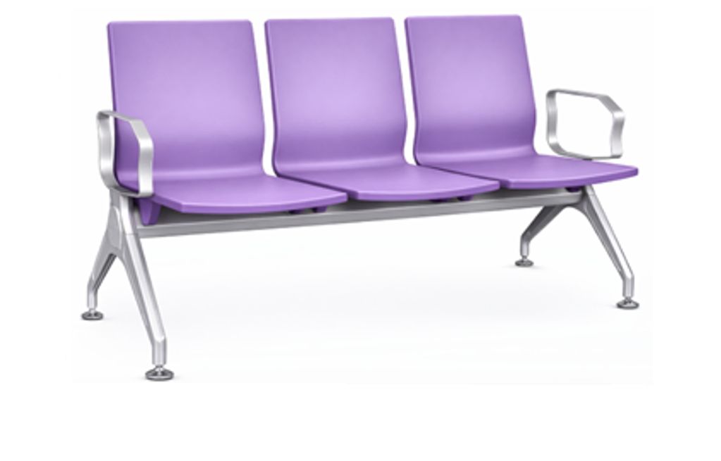 Waiting Area Chair (3 Seater)
Polyurethane(Pu).
Brand: Arcur
Model: ARAC
Color Code: All  Purple