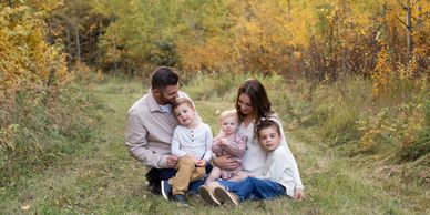 Family photo session in Red Deer