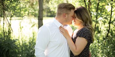 Outdoor photo of a couple in Red Deer