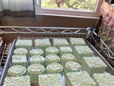 Freshly pressed Bath Bombs