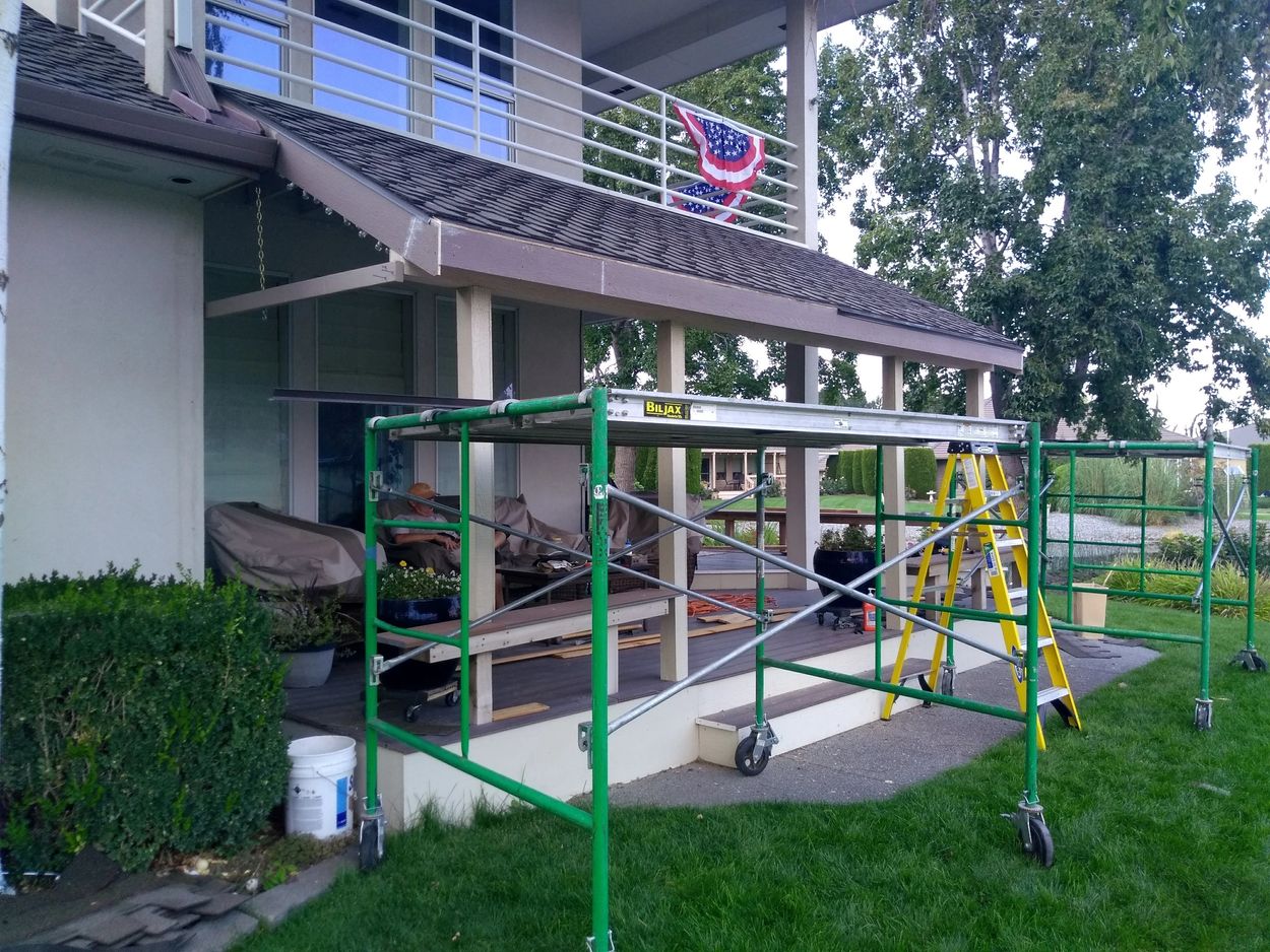 backyard patio improvement