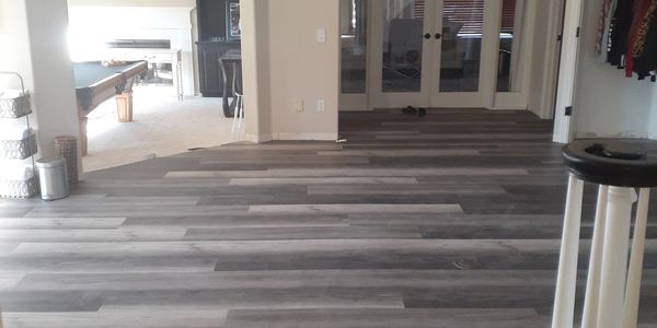 Vinyl LVP Flooring on big area