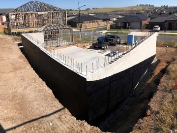 Basement waterproofing