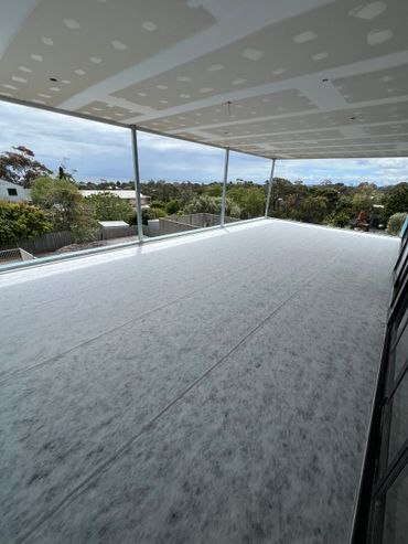 Balcony sheet membrane waterproofing