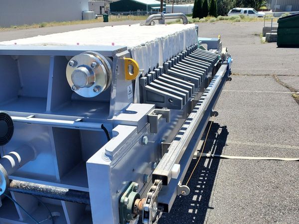New 18ft³ Medium Pressure Automatic Recess Chamber Filter Press, Available Now