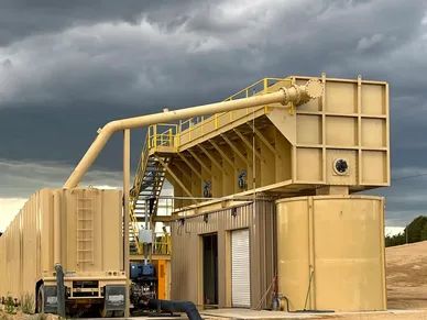 A Modular Clarifyier cell manufactured and installed by TPH. 