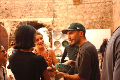 Visitors exploring the historic medina of Essaouira during a guided medina tour