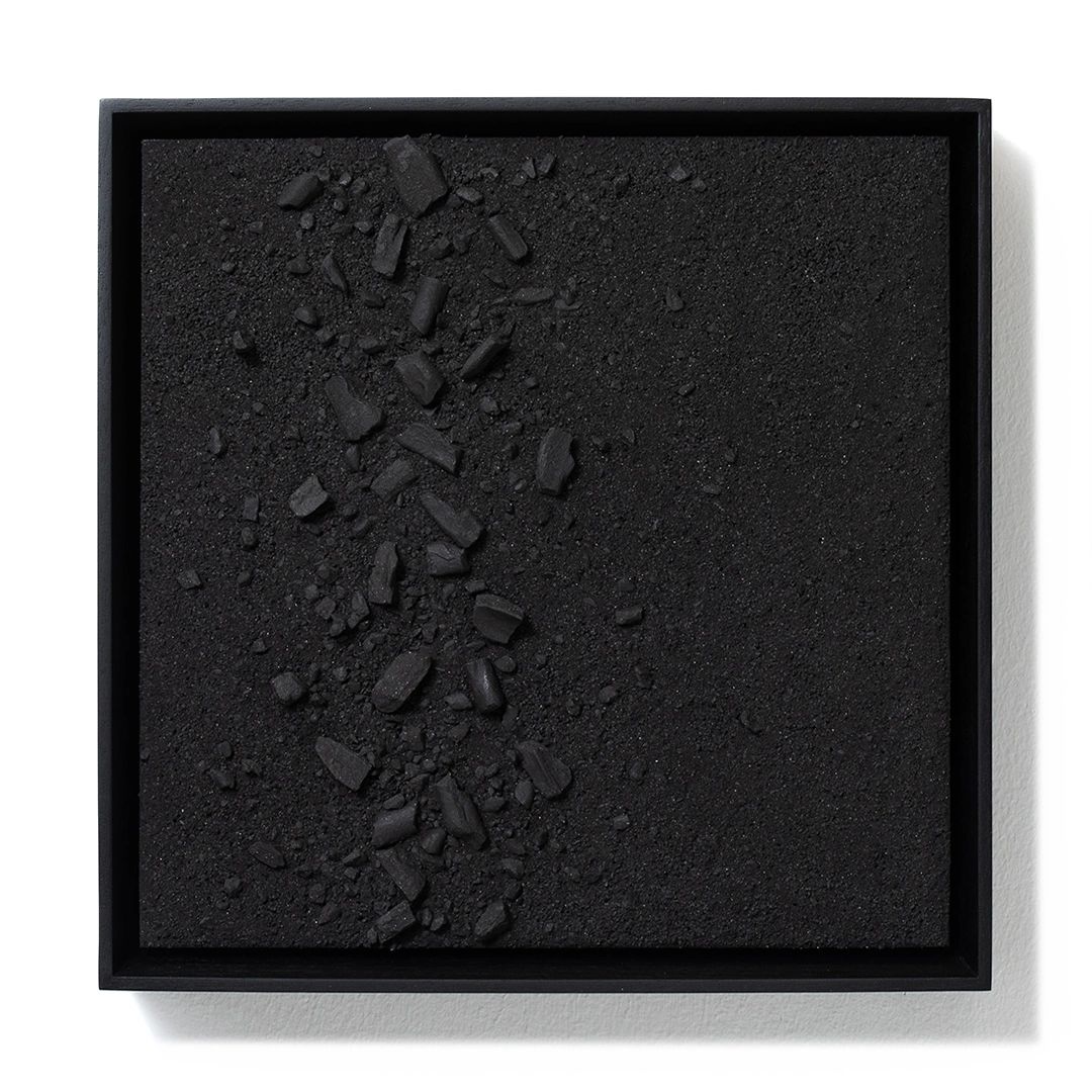 Ceramic on wood