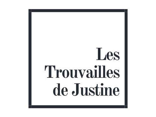 Logo de l'entreprise Les Trouvailles de Justine. 