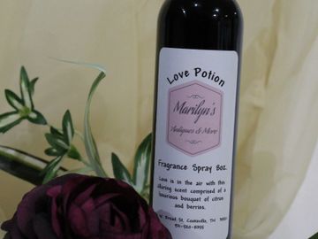 Fragrance Spray - Love Potion... This scent is sweet and sultry with a familiar aroma of love. Good for all ages to refresh the day! More scents available...  