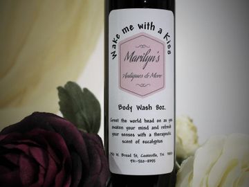 Homemade Skin Care Line - Body Wash. Scent is Wake me with a kiss (eucalyptus) to help feel refreshed and rejuvenated with high quality products. 