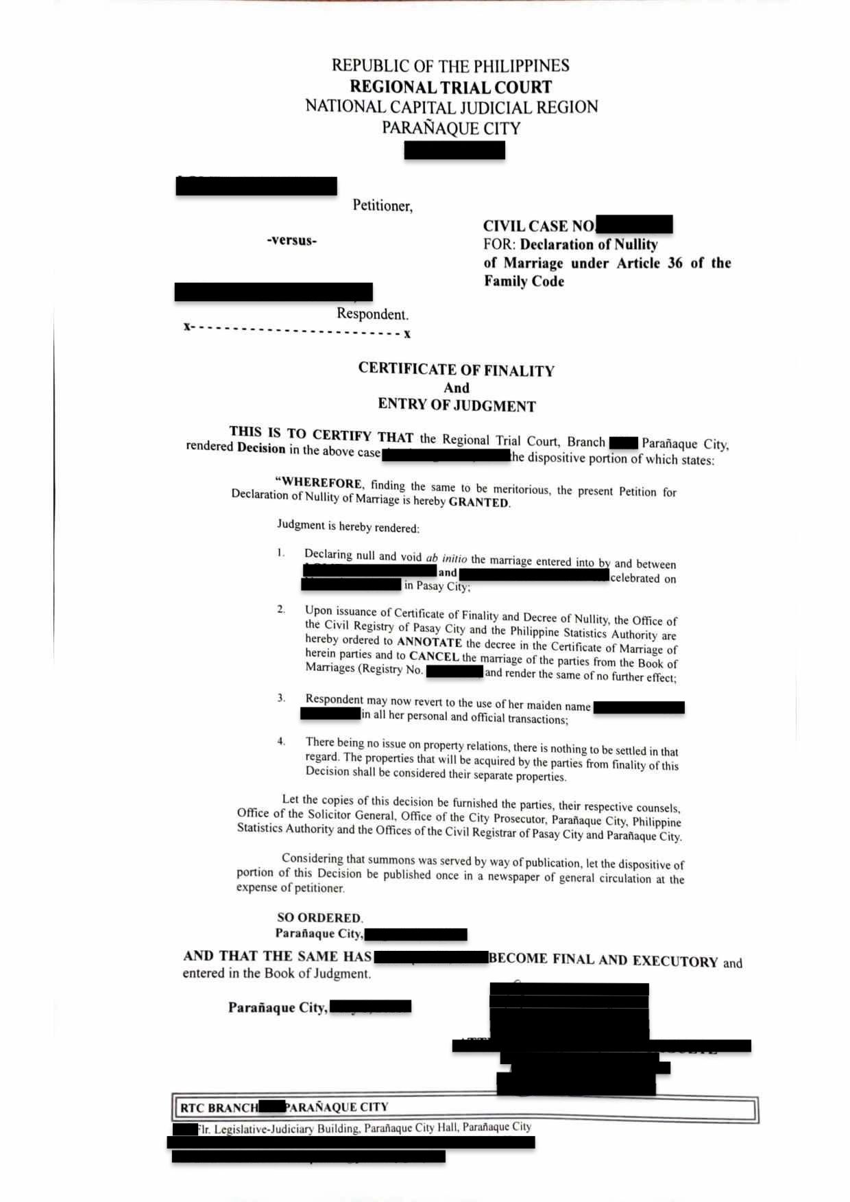 Annulment and Nullity in PH: Client's Guide