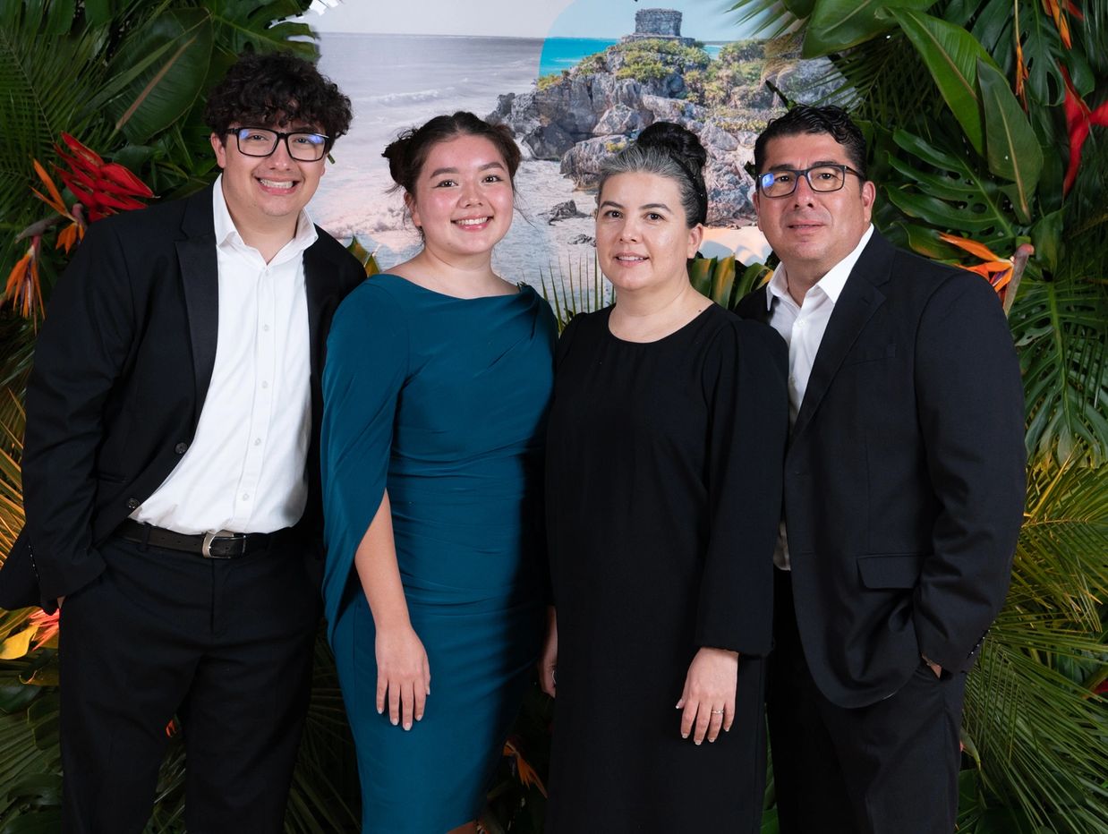 Left to right: Daniel N Corona, Paola Corona, Hilda M. Corona (President), Daniel Corona (VP)