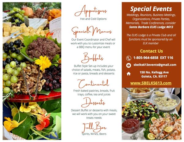 CATERING BROCHURE BACK