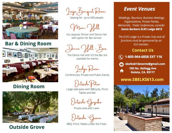 VENUE BROCHURE BACK