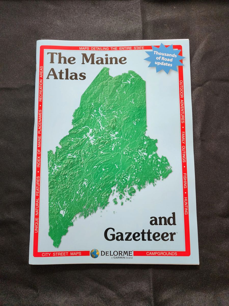 Maine Atlas & Gazetteer (Paperback)(NEW 2022 Edition!)