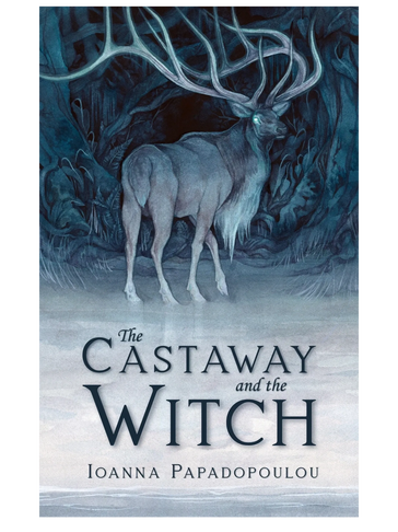 Cover for the Castaway and the Witch

An elk standing in front of a forest. Image with a blue tinged