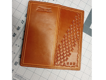 $40.00  leather tally book 