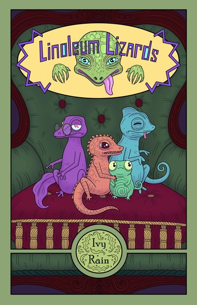 Ivy Rain’s fantastical story about five lizards, a cat named Fernsley, and a delightful young lady w