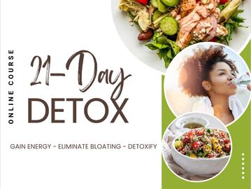 21-Day Detox online course for energy and detoxification.