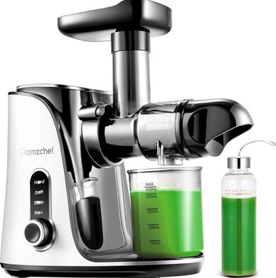 Juicer Machines,AMZCHEF Slow Masticating Cold Press Juicer Extractor with Two Speed Modes