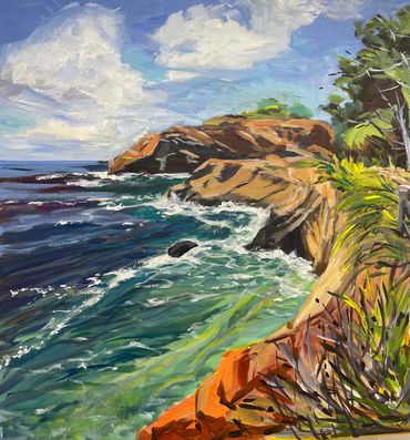 Arago State Park 

14" x 14"
acrylic on canvas